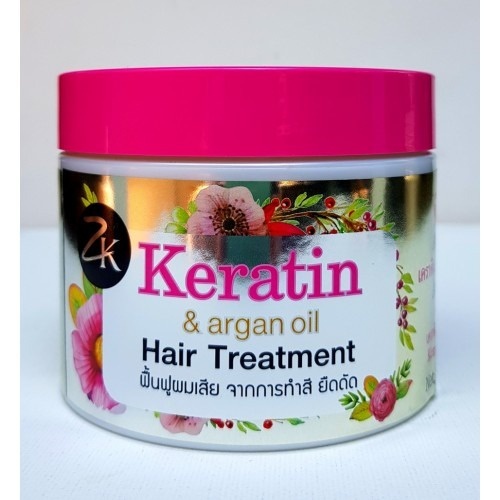 KERATIN DAN ARGAN OIL HAIR TREATMENT BRAND ZK THAILAND