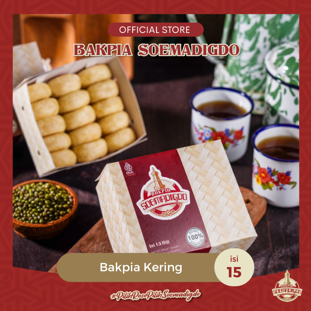 

BAKPIA KERING ISI 15 - Bakpia Soemadigdo Oleh oleh khas Jogja