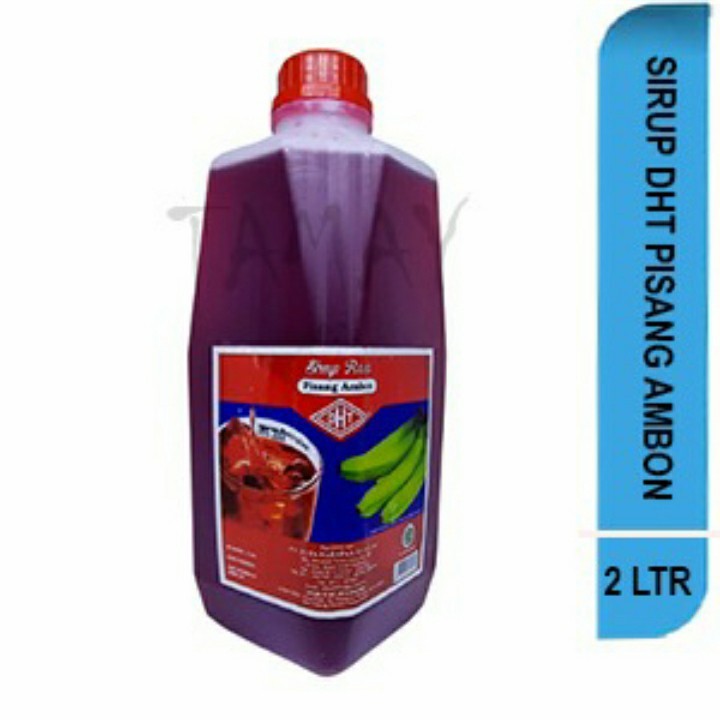 

Syrup DHT pisang ambon 2 ltr asli Makassar-sirup merah