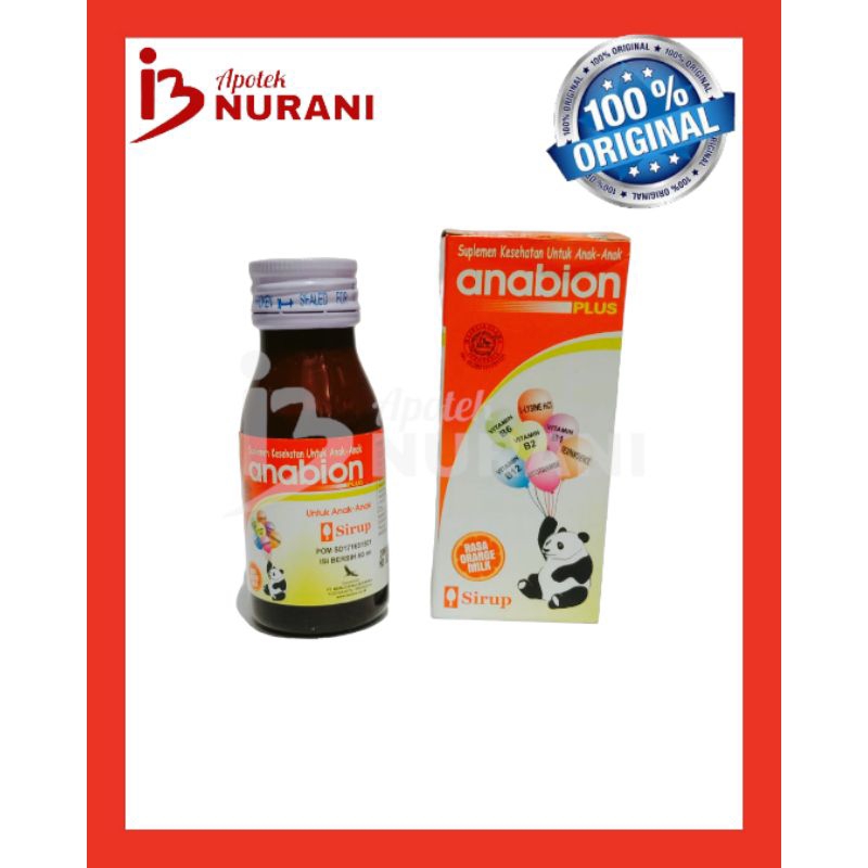 ANABION PLUS MULTIVITAMIN ANAK