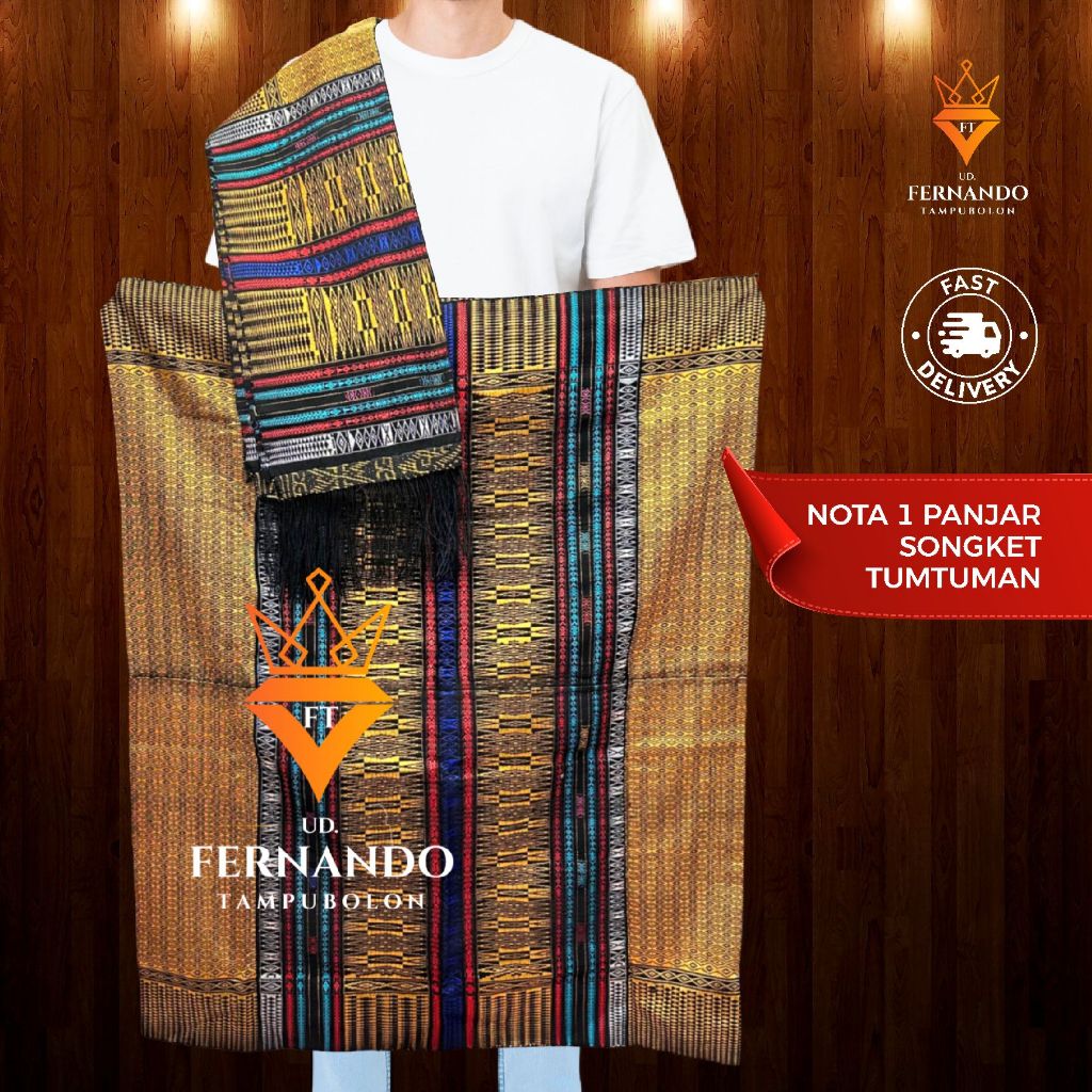 Songket Tumtuman Tarutung Kain Tenun Asli Pakaian Tradisional Pesta By Fernando Songket