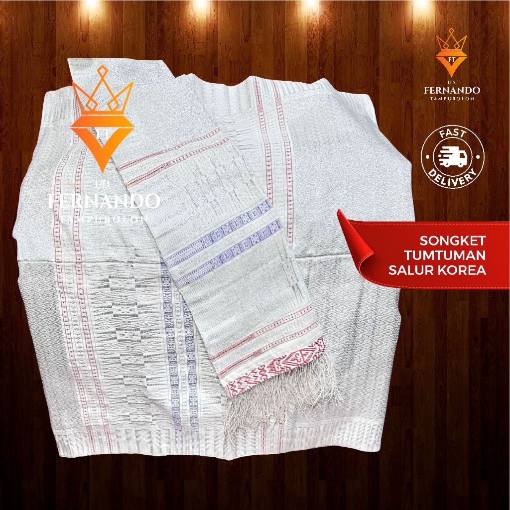Songket Tumtuman Tarutung Salur Korea Kain Tenun Asli Tangan Tarutung Premium Exslusive By Fernando 