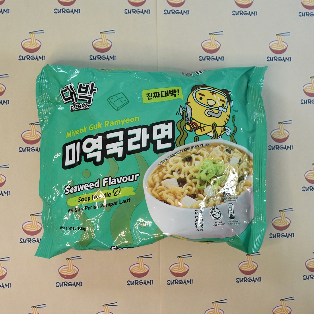 

Daebak Kimchi Ramyeon-Seaweed Flavour 105gr