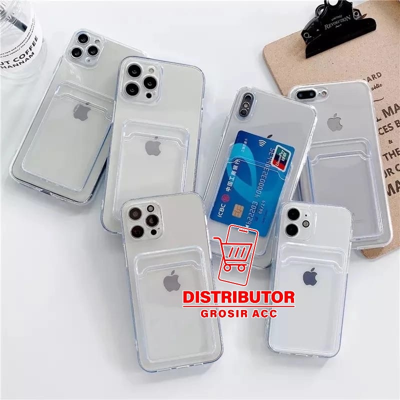 OPPO A76 CASE BENING SLOT KARTU  SOFT CASE WALLET OPPO A76