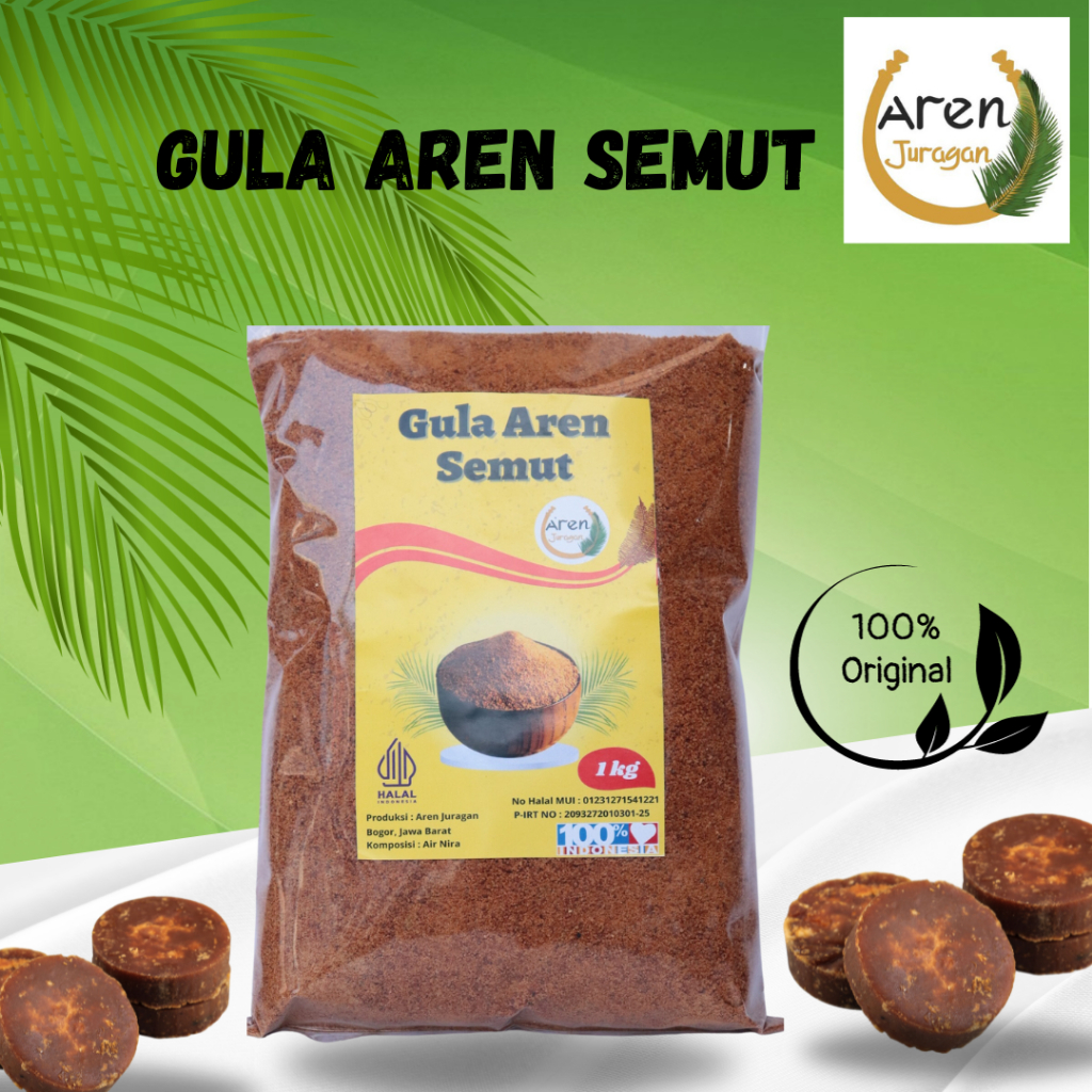 

Gula Aren asli 100% 1kg Gula Semut Aren Sugar GRADE A EXPORT QUALITY Tanpa Campuran Gula Tebu Gula Aren 1kg