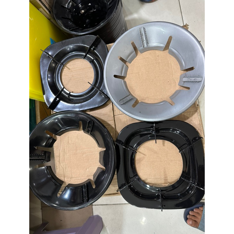 tatakan tungku kompor anti angin kaki 4/kaki 6