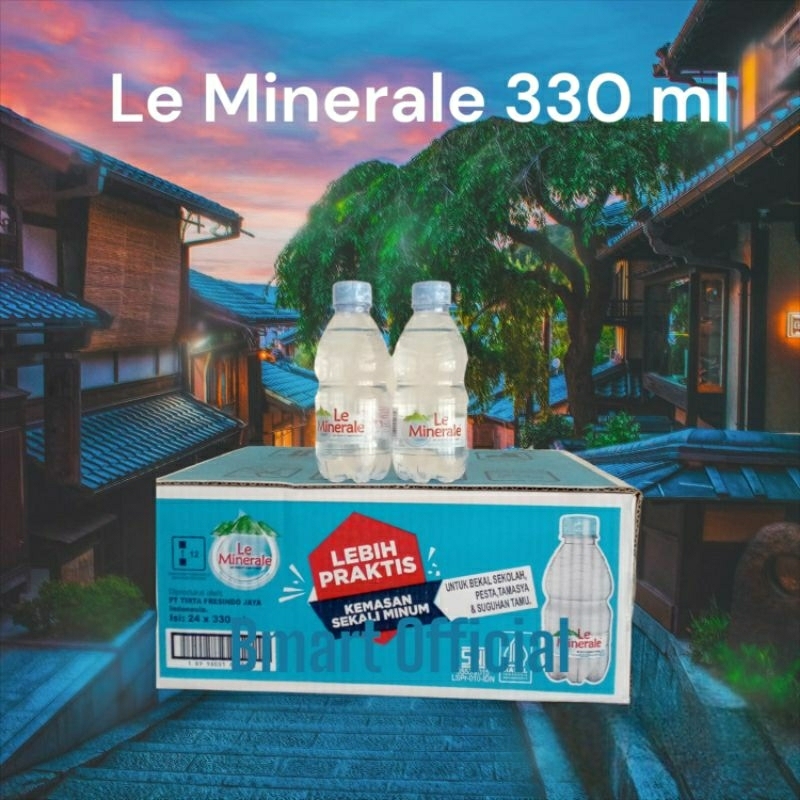 

LE MINERALE 330 ML ( 1 DUS ISI 24 BTL)