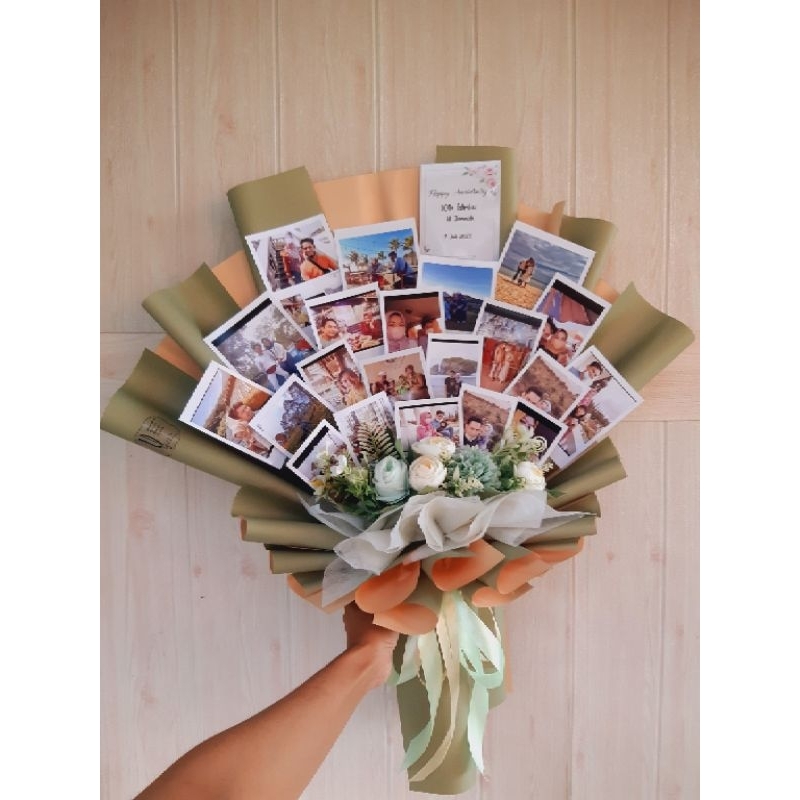 

buket foto/ hampers/ buket foto semarang/ uly craft