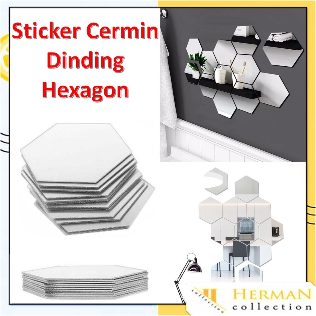 

Stiker Cermin Dinding Anti Pecah Segi Enam Tempel Sticker Kaca Hexagonal Mirror Wall Decoration Sticker Acrylic Cermin Stiker Dinding Kaca Cermin Mirror Wall Sticker Dinding Wallpaper Cermin Kaca Rias Lipat Dekorasi Kamar Hias PERSEGI KACA