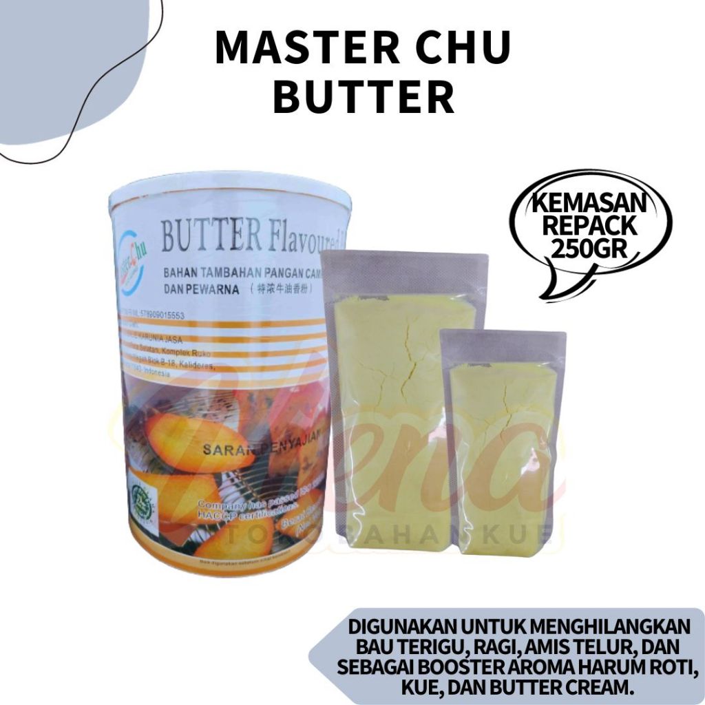 

Master Chu Butter Flavoured / Perisa Bubuk Aroma Butter REPACK 250gr