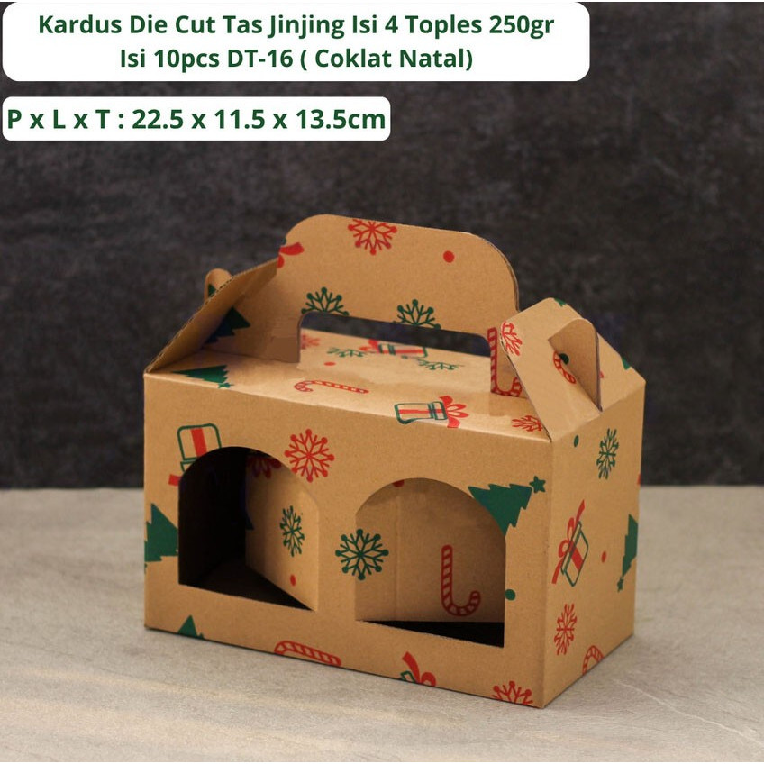 

Box Toples Jar 750ml 800ml Isi 2 Natal Dus Jinjing Parcel Christmas special natal (10 pcs)