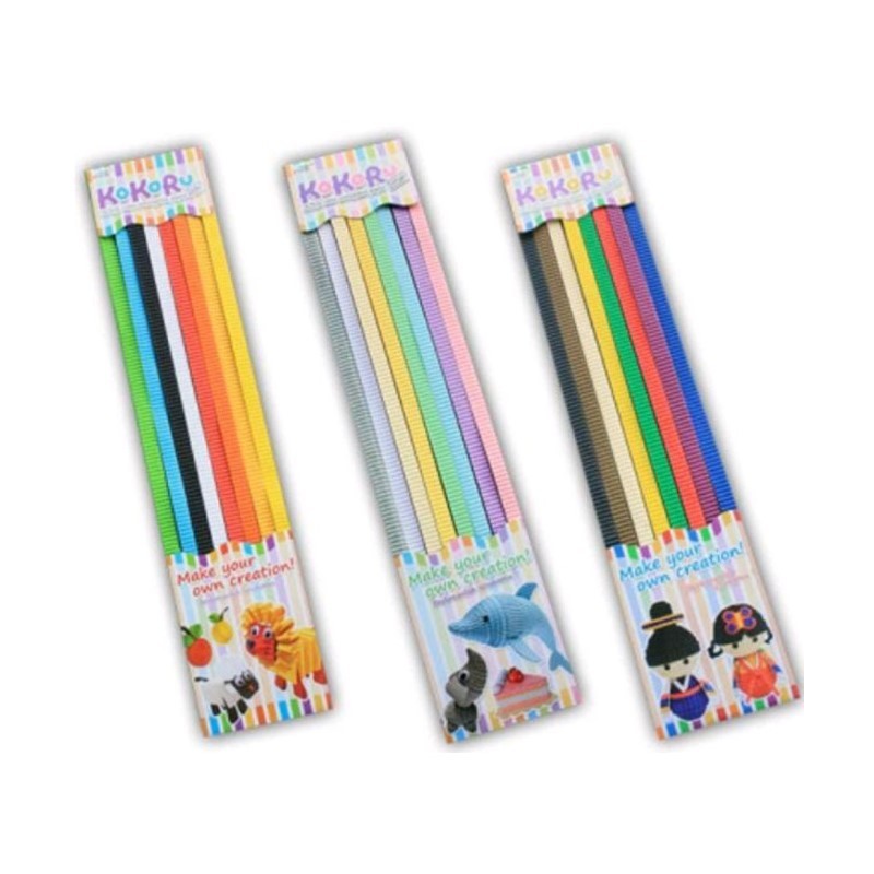 

(SET) KERTAS BERGELOMBANG / PAPER ART PANJANG - KOKORU