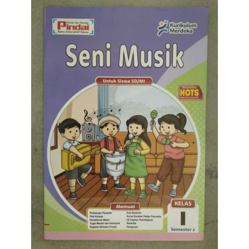 

Buku LKS Pindai Kurikulum Merdeka Seni Musik untuk Kelas 1 SD/Mi Semester-2 (Cetakan Terbaru November 2023)