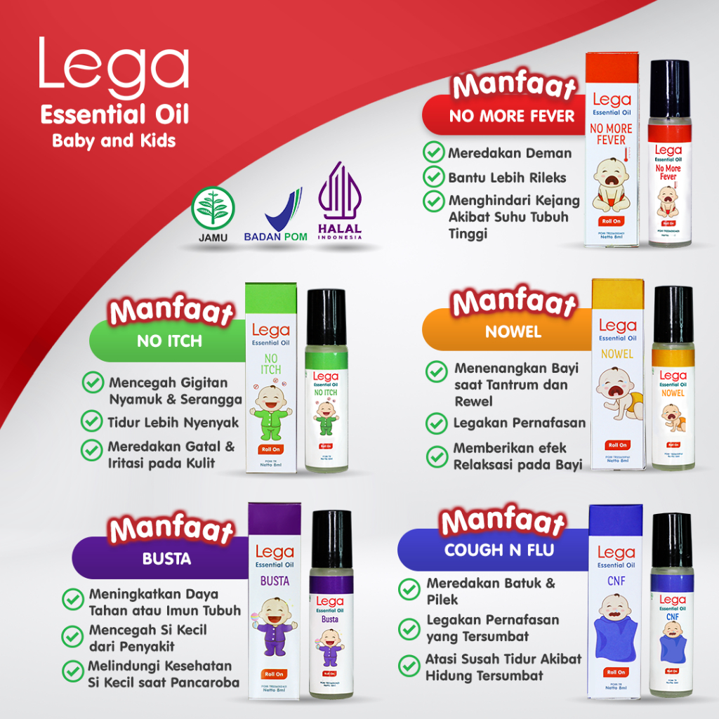 [FREE GIFT] NO ITCH LEGA Essential Oil Minyak Diffuser Aromaterapi Anti Nyamuk &amp; Serangga Bayi