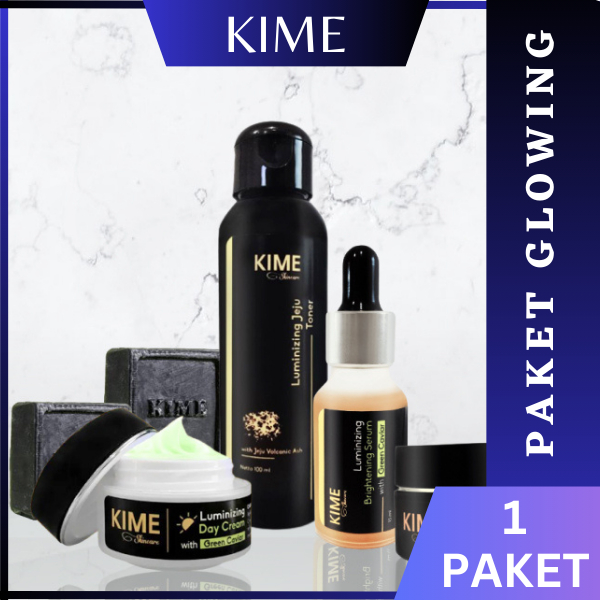 Sabun kime skincare Paket lengkap pemutih wajah Pemutih wajah BPOM Satuan
