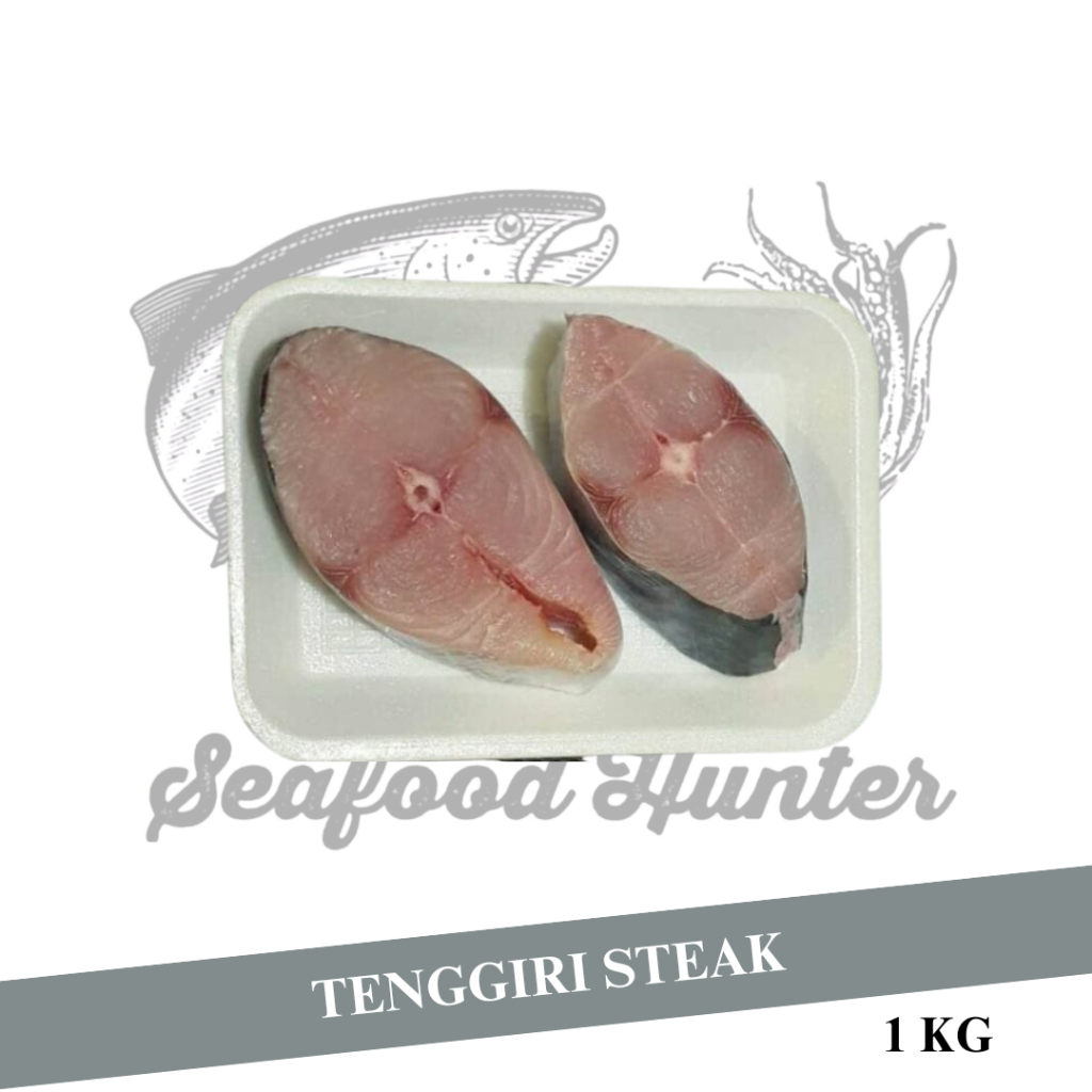 

Ikan Tenggiri Steak / Tenggiri Steak / Tenggiri Steak Frozen / 1kg