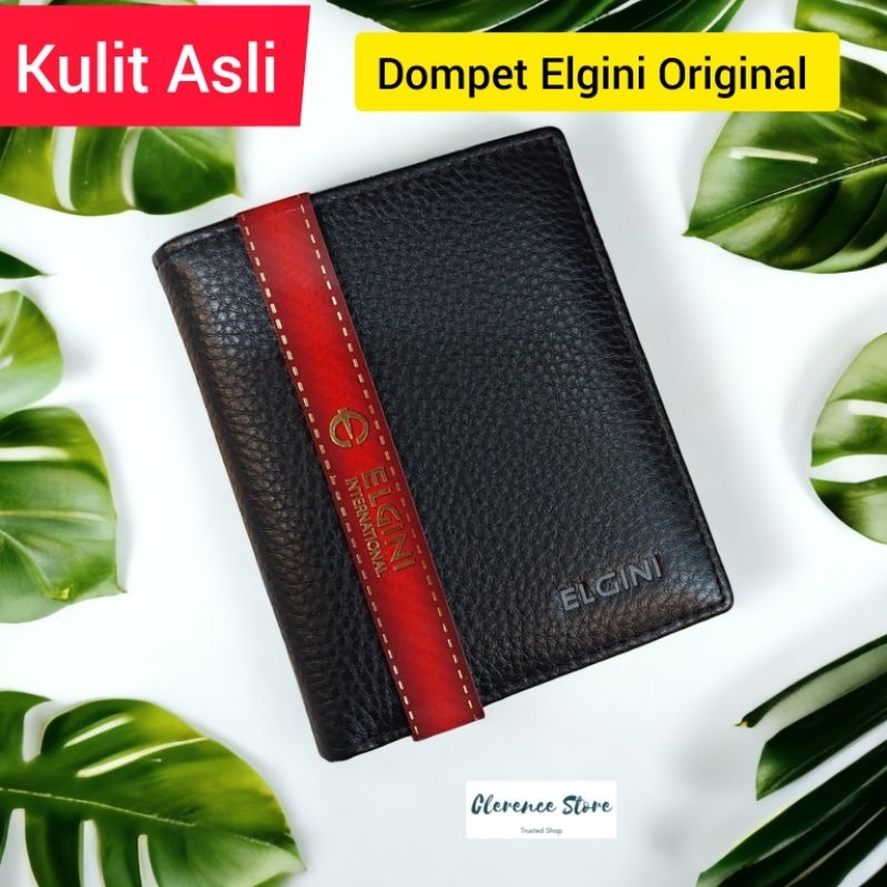 PROMO Dompet Pria Kulit Asli - Dompet Elgini Original 19305