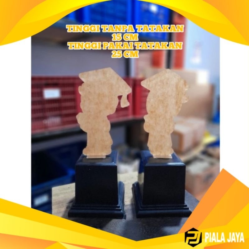 PIALA PLAKAT AKRILIK WISUDA KOSONGAN