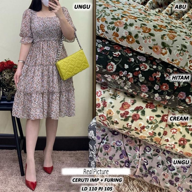 VDF PREMIUM DRESS CERUTI BUNGA 7452