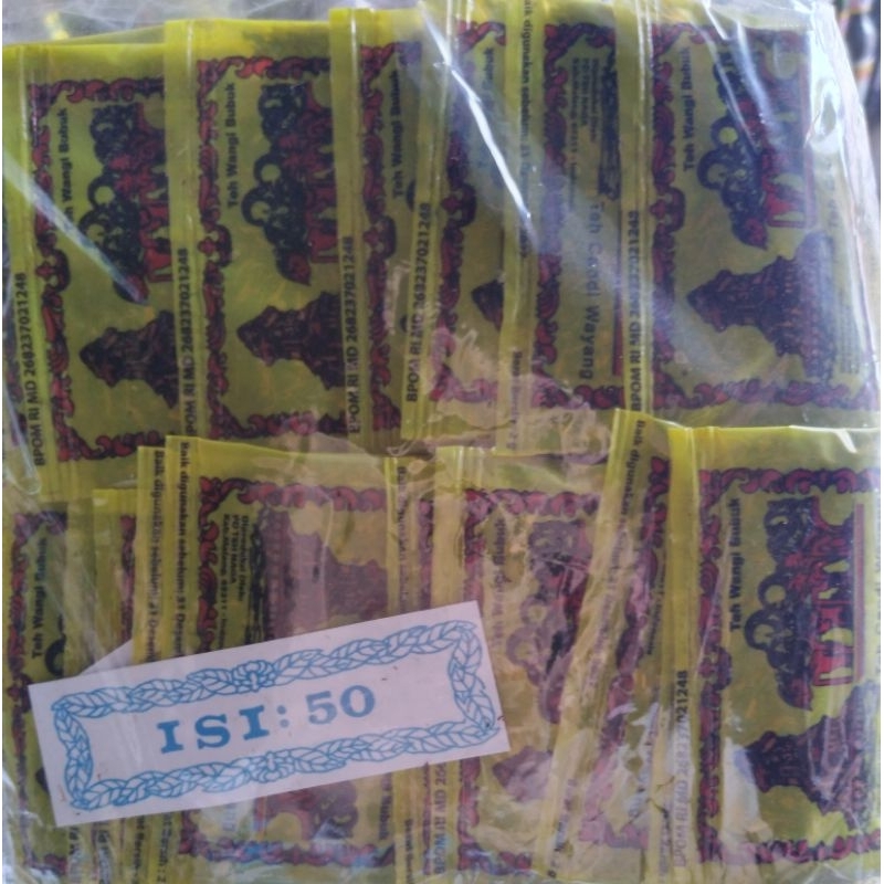 

Teh Candi Wayang Teh Wangi Candi Wayang Khas Jawa Timur 1 Pack isi 50 sachet