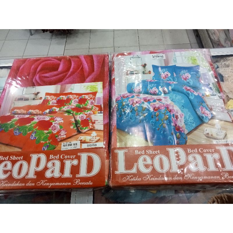 LEOPARD sprei flat 180 X 200cm || sprei MURAH