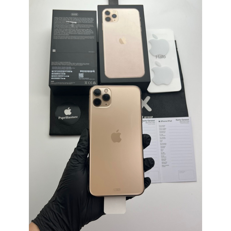 Terbaru IP 11 Pro Max indo - 64GB 256GB - Like New - JAMINAN ORI