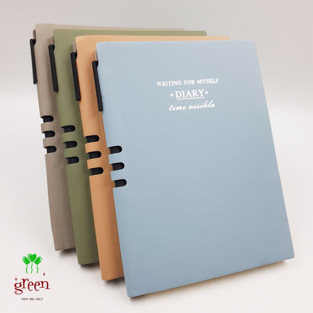 

Notebook A5 Notebook kulit Notebook Softcover Agenda kulit dengan pulpen | AL-104