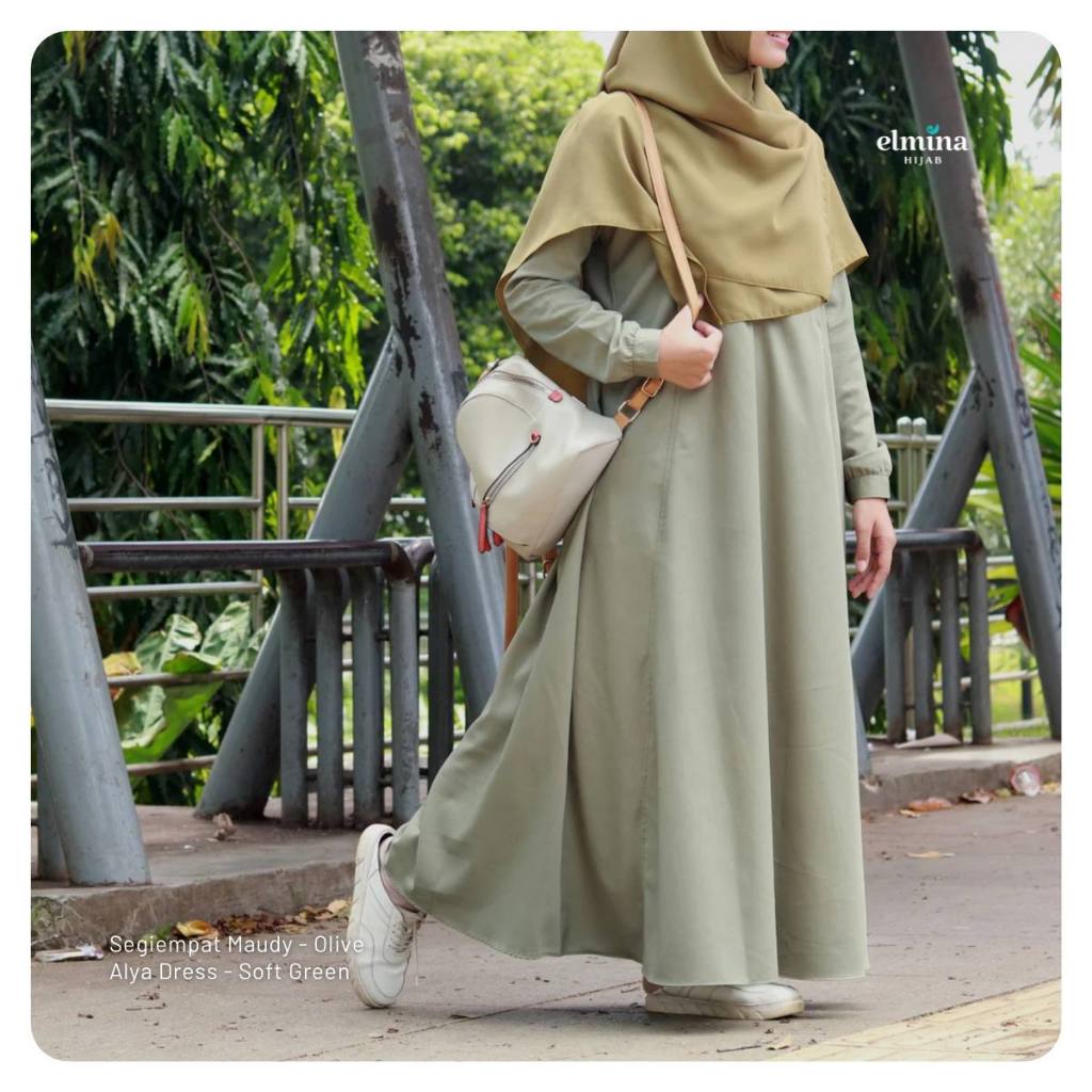 ELMINA HIJAB ALYA DRESS | GAMIS SYARI BAHAN TOYOBO