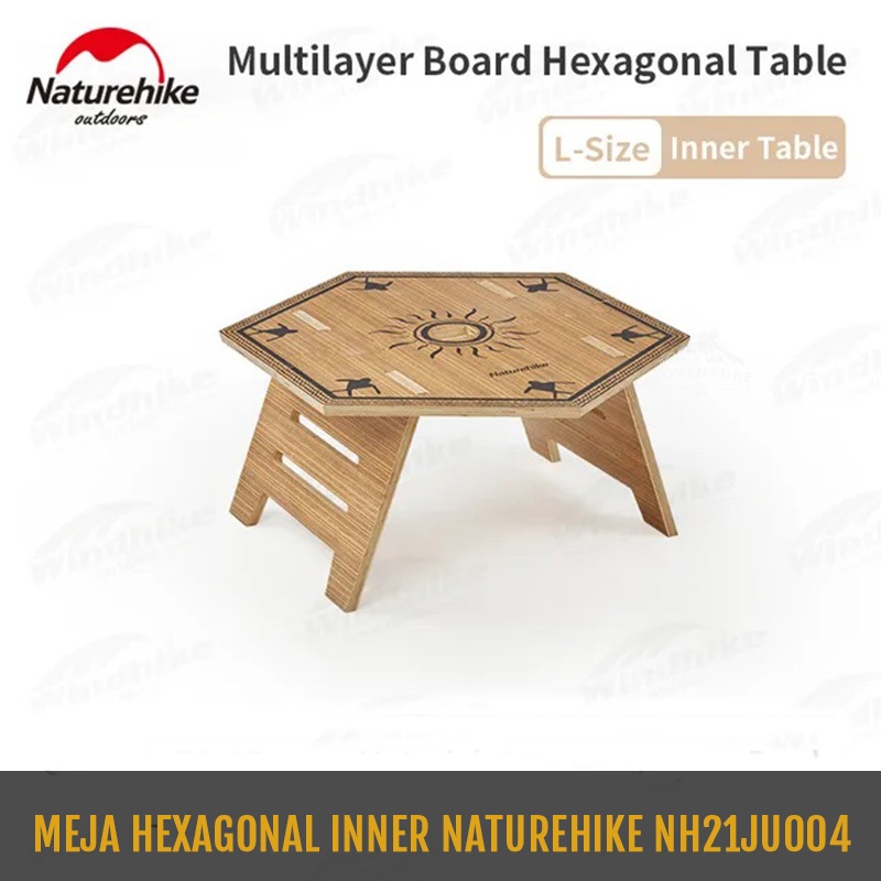 MEJA HEXAGONAL INNER SIZE L NATUREHIKE NH21JU004