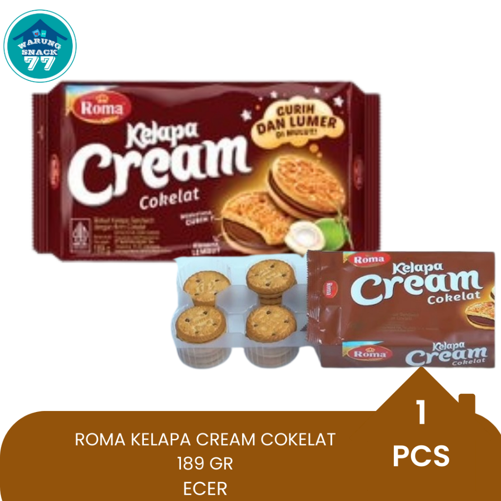 

ROMA KELAPA CREAM COKELAT 189 GR ECER