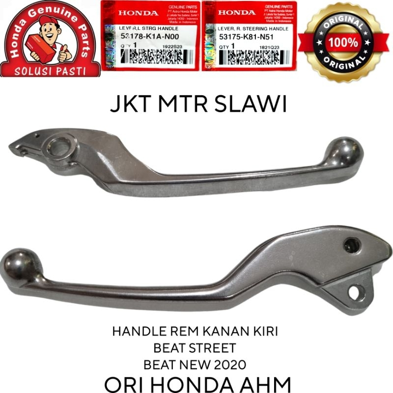 handle rem kanan kiri beat street beat new 2020 kode part 53175 K81 N51 53176 K1A N00 ori Honda