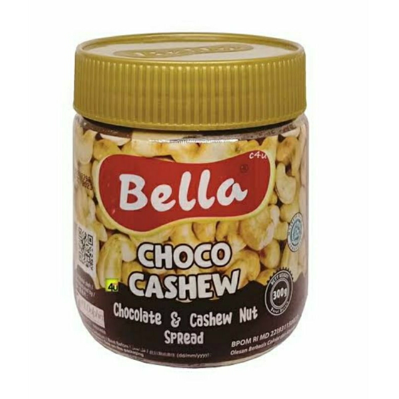 

selai bella choco cashew, cashew nut, choco hazelnut