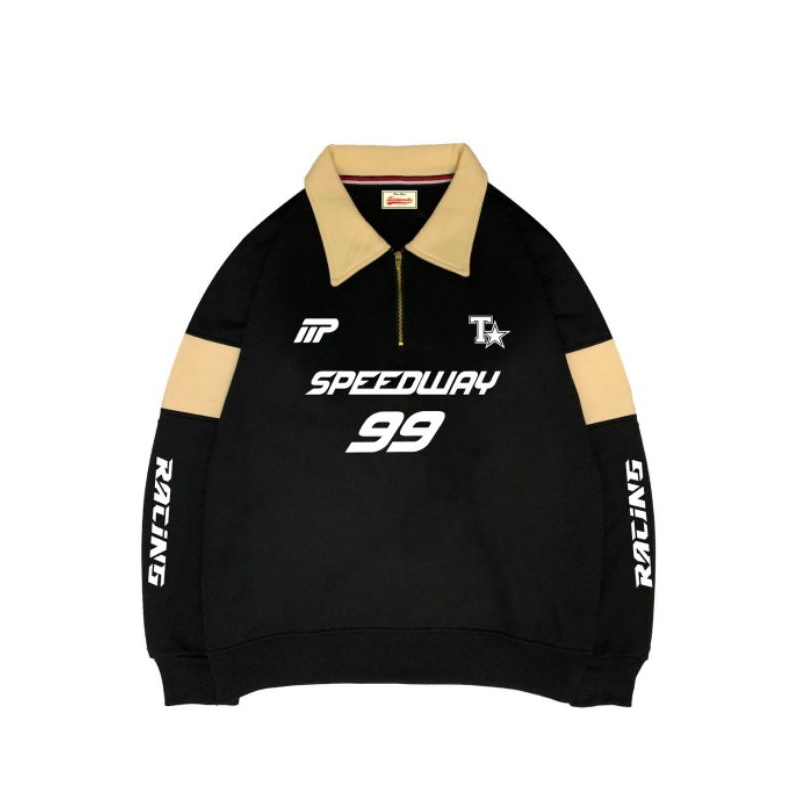 JAKET TURTLENECK SWEATER COTTON FLEACE PREMIUM CREWNECK KERAH KANCING SLETING UNISEX PRIA WANITA KER