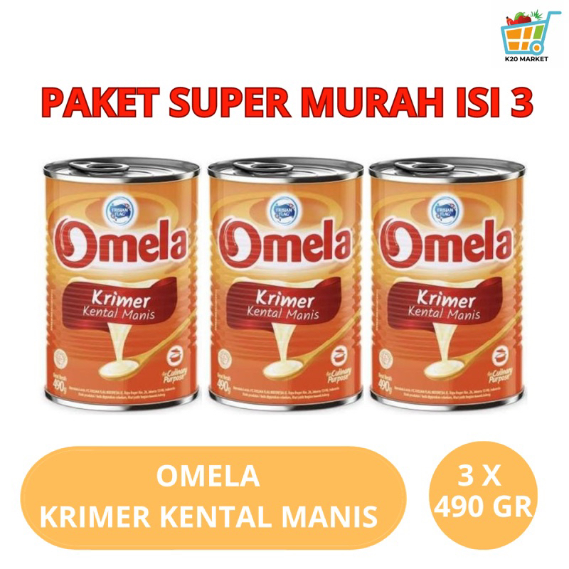 

Omela Krimer Kental Manis isi 3 x 490 Gram