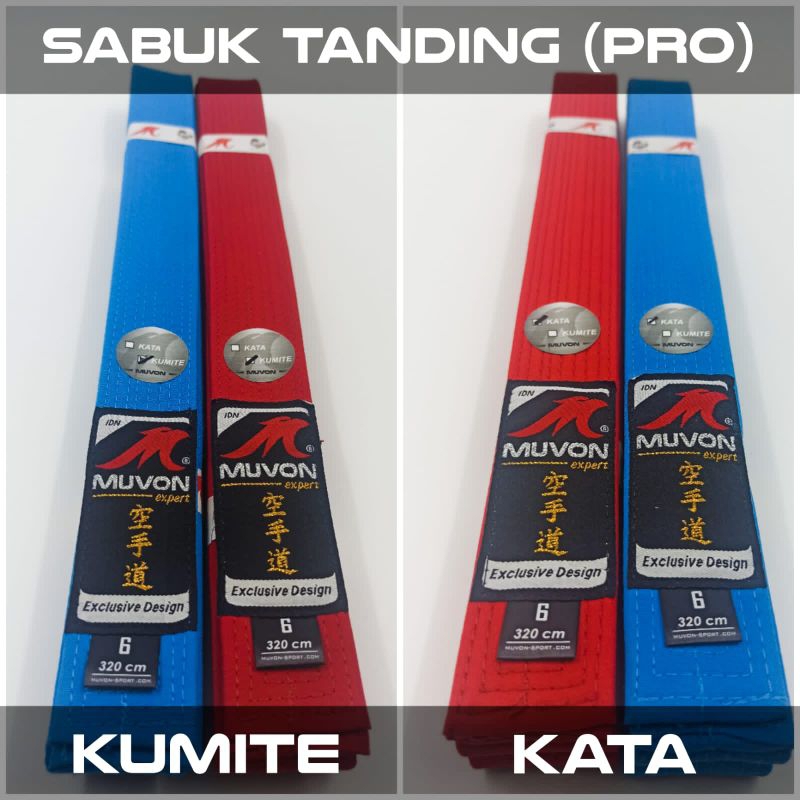 Sabuk pertandingan Karate Pro Series Muvon