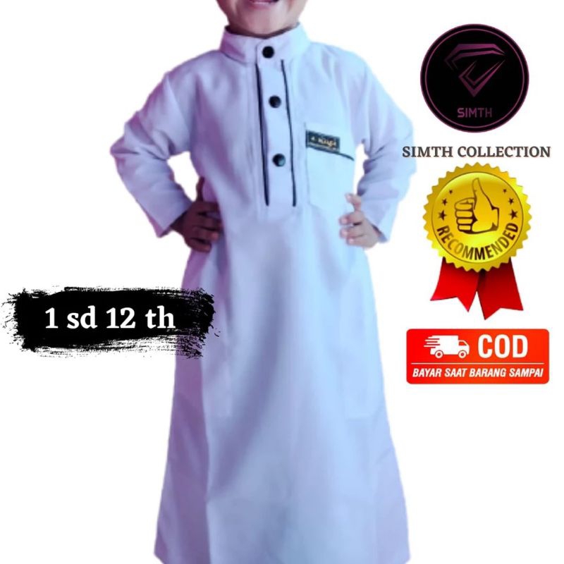 JUBAH ANAK / GAMIS ANAK will star basic al fatih {Jubah anak putih/hitam}