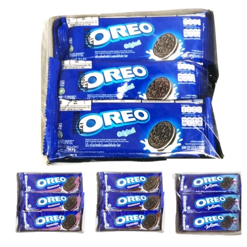 

OREO STRAW /COKLAT / ICE CREAM / ORIGINAL 12 X 27,6 GR