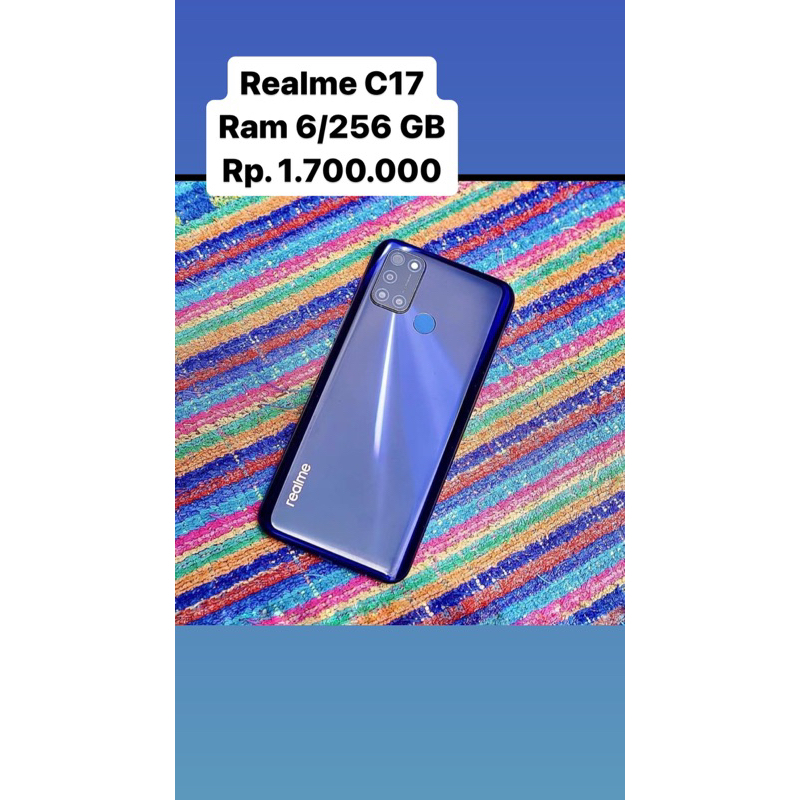 Realme c17 ram 6/256 GB