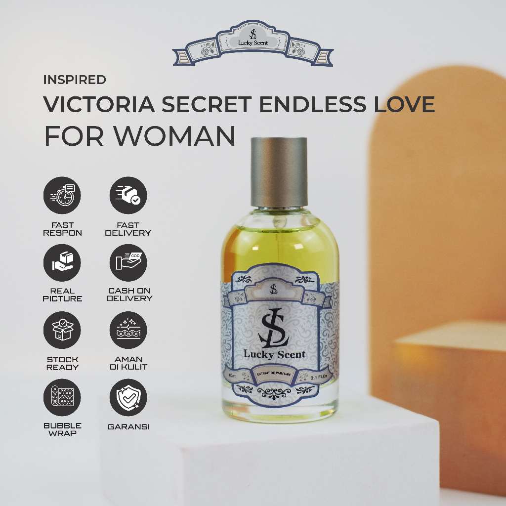 Parfum Wanita Victoria Secret Endless Love By LuckyScent - Parfume Wanita Farfum Minyak Wangi Tahan 