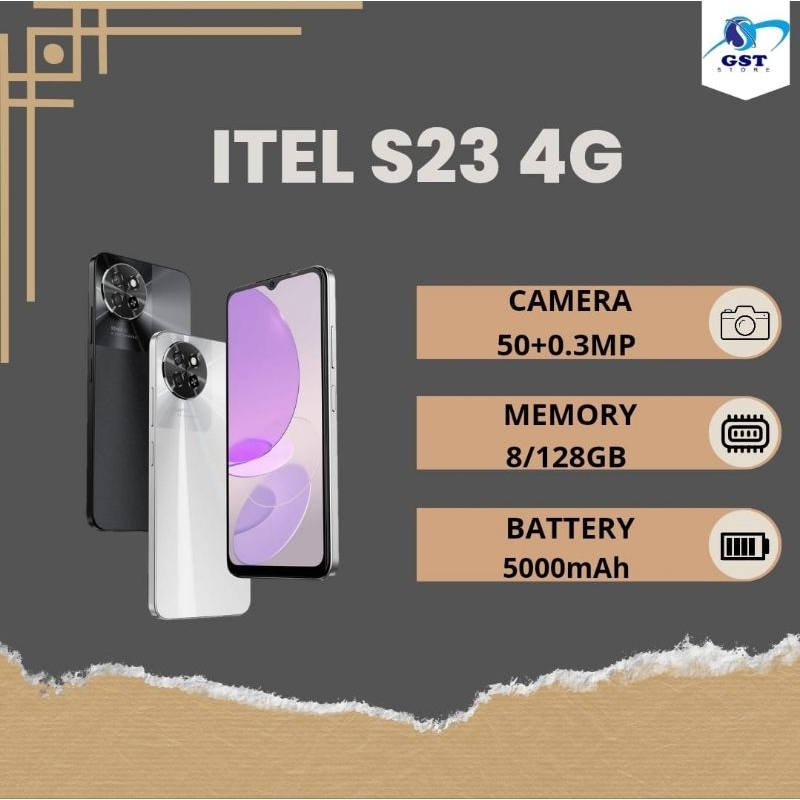 HP ITEL S23 4G RAM 8GB TERMURAH INTERNAL 128 BEST SELLER