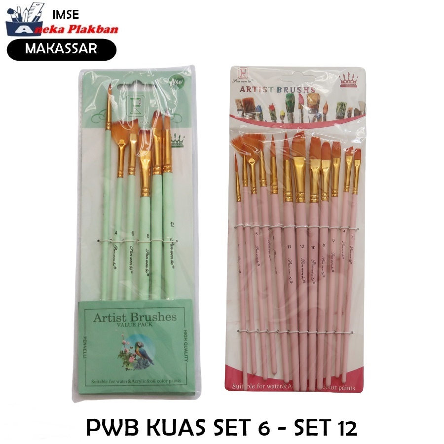 

PWB KUAS LUKIS SET SET6 HB808 - 12 HB810