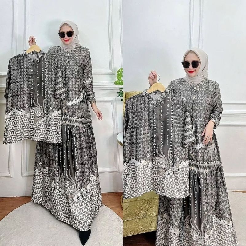 READY COUPLE RINTIK DIOR SILK CEWEK COWOK L,XL