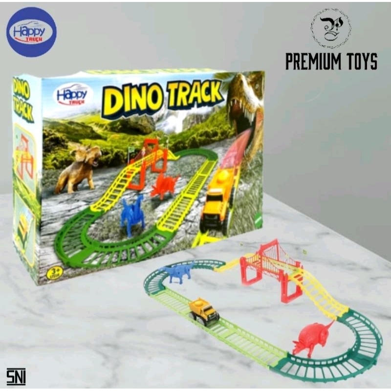 Mainan Mobil Mobilan Anak Pakai Rel Dino Track