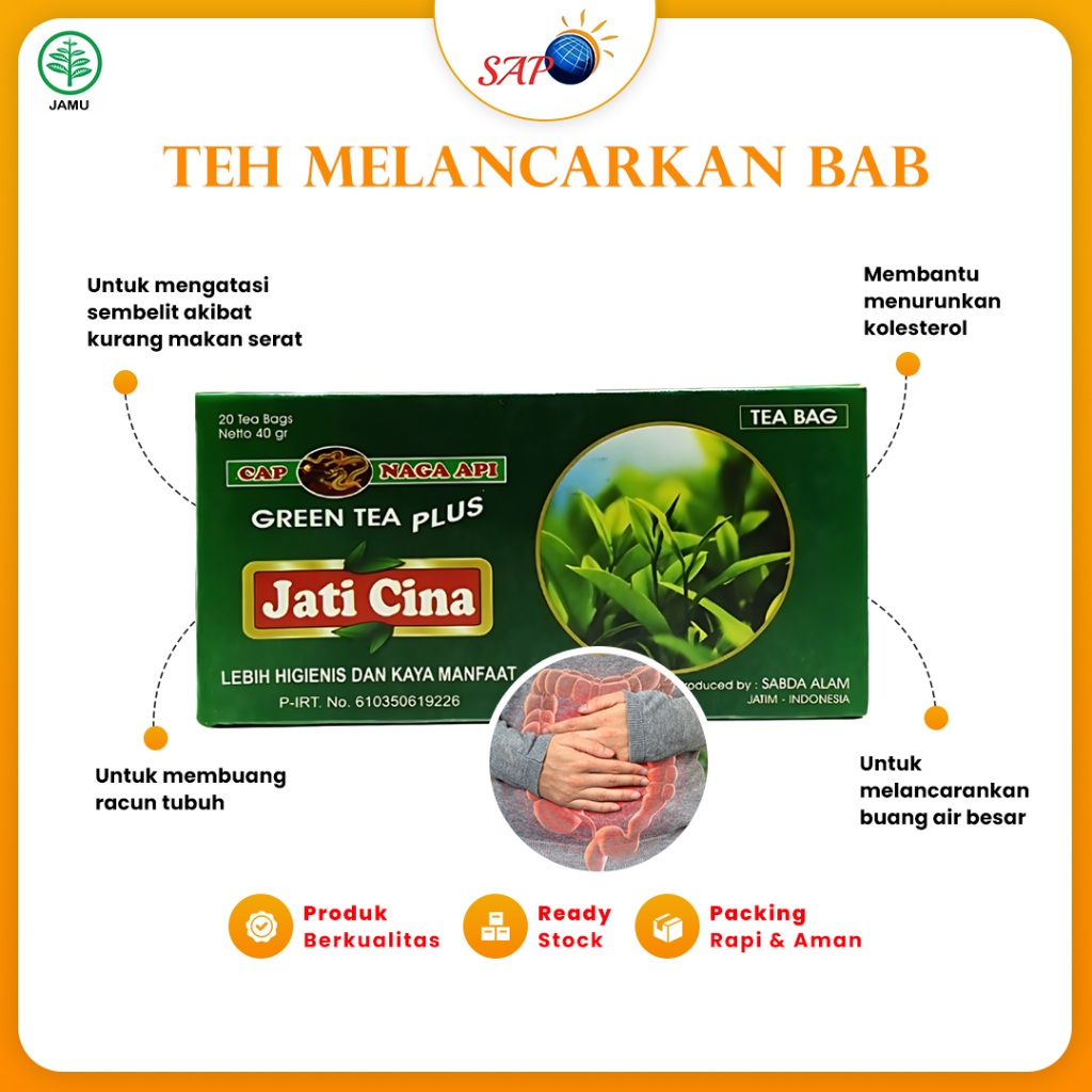 

Obat Herbal Teh Hijau Jati Cina Untuk Menurunkan Kolesterol Melancarkan BAB Original By Qolbun Salim