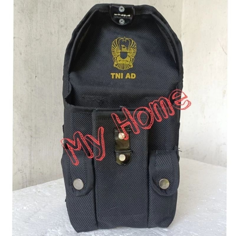 Tas Pinggang Magazen TNI AD Hitam