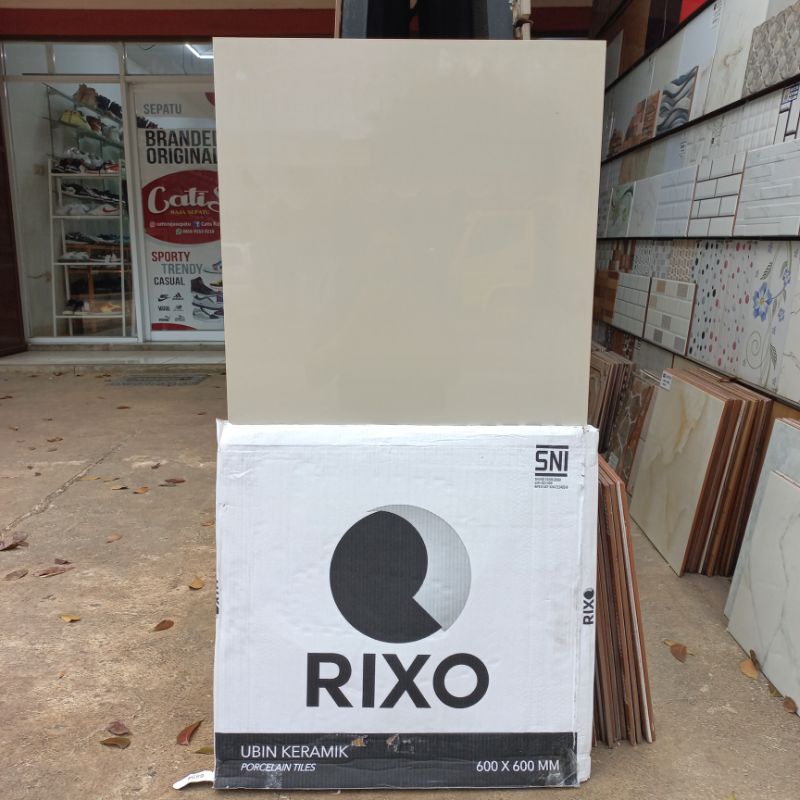 GRANIT PROMO MURAH CREAM KREM POLOS RIXO 60X60 KW1