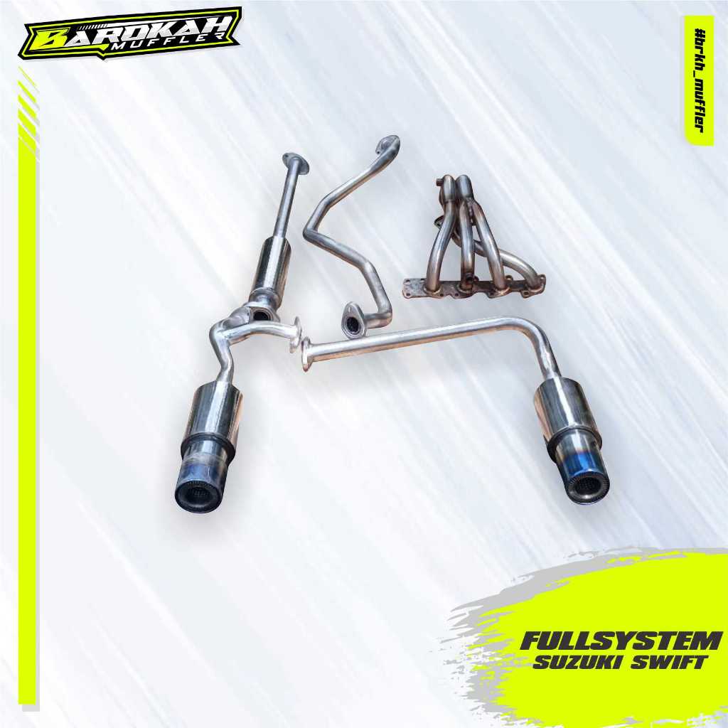 KNALPOT FULLSYSTEM SUZUKI SWIFT