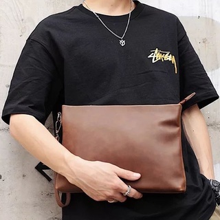 Handbag Pria Wanita Kulit Asli Original - Clutch Bag Asli Kulit - Clutch Kulit Asli Tas Tangan