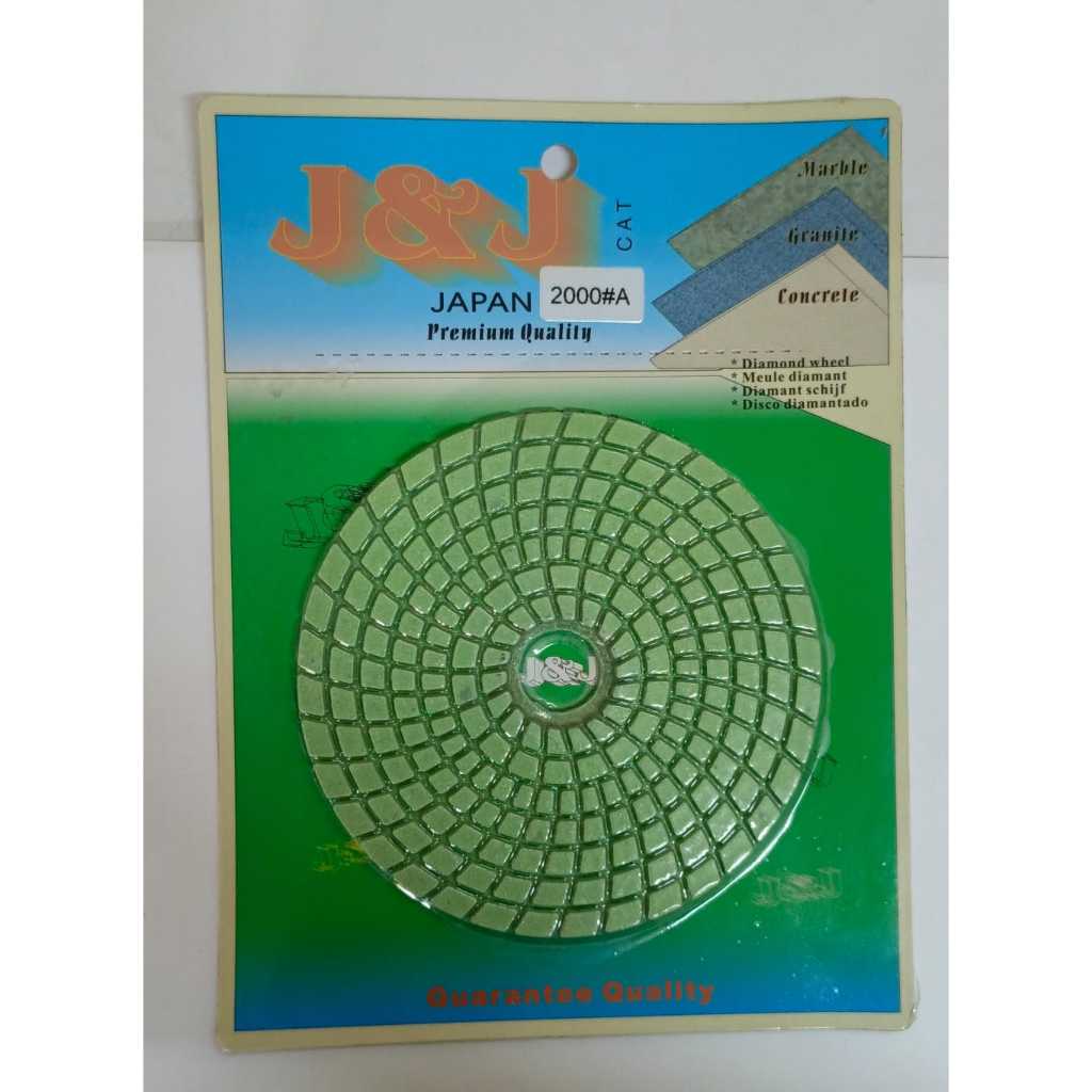 Diamond Pad J&J / Flexible Pad Diamond Pad 4" #2000