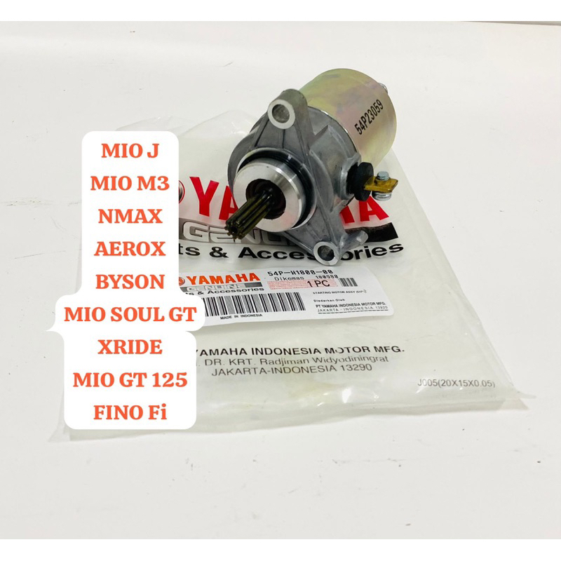 DINAMO STARTER MIO J MIO M3 NMAX AEROX BYSON MIO SOUL GT XRIDE MIO GT 125 FINO Fi YAMAHA 54P